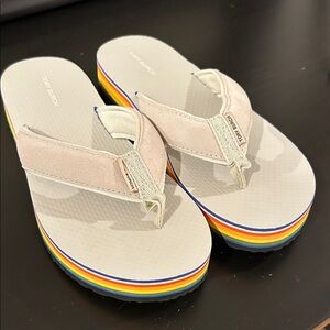 Tory Burch Multicolor Stripe Sandals size 8